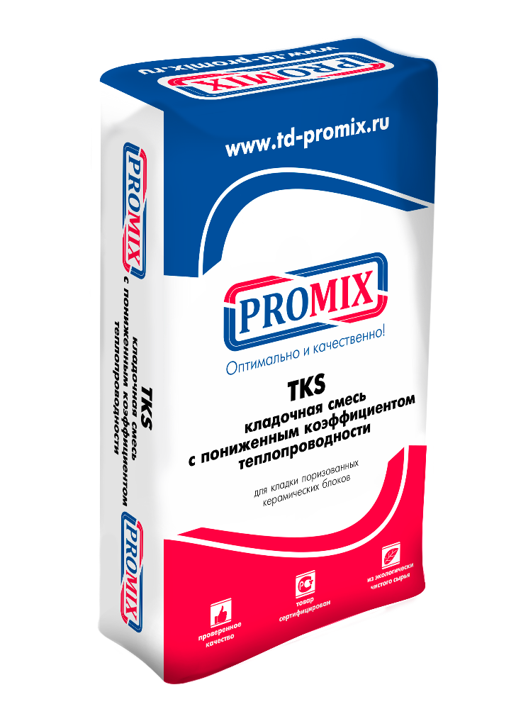 Promix Теплоизоляционный кладочный раствор ТКS 201, 25 кг