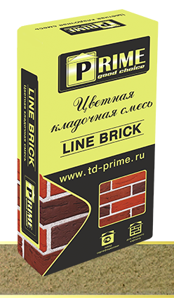 Prime Цветная кладочная смесь Line Brick "Wasser" Кремовая, 25 кг