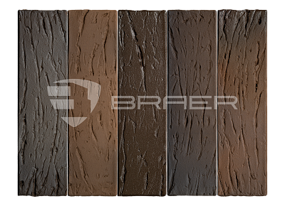 Кирпич керамический лицевой BRAER Limited, риф, 0,7 НФ