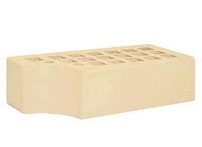 Кирпич керамический лицевой ЖКЗ соломенный гладкий КФ-1 фигурный 1,4 НФ