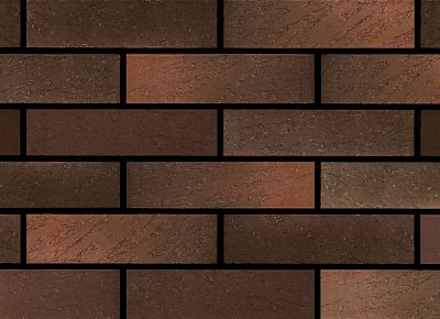 Кирпич керамический Копыловская керамика одинарный Дарк Флеш Бриз