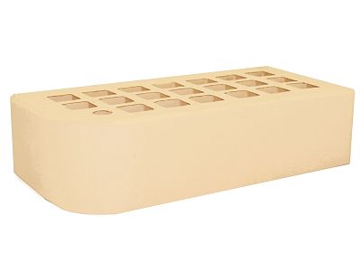 Кирпич керамический лицевой ЖКЗ соломенный гладкий КФ-2 фигурный 1,4 НФ