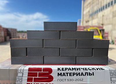 Кирпич керамический Копыловская керамика лицевой 0,7 НФ Графит