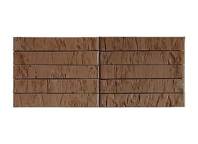 Кирпич керамический лицевой ЖКЗ тёмно-коричневый скала ригельный