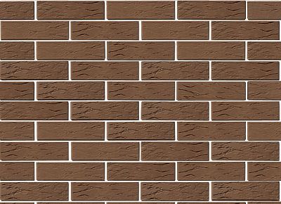 Кирпич керамический лицевой ОСМиБТ коричневый рустик 1,4 НФ