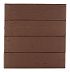 Кирпич керамический ЛСР одинарный Тёмно-коричневый рустик